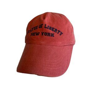 Kid U Not Baseball Cap Red Statue of Liberty‎ New York Adjustable Strapback Hat